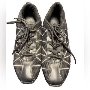 Capezio Black split sole flexible dance Shoes sz 10